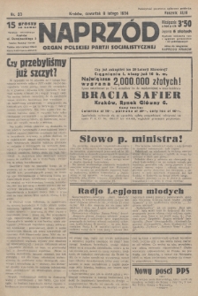 Naprzód : organ Polskiej Partji Socjalistycznej. 1934, nr 30