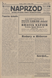 Naprzód : organ Polskiej Partji Socjalistycznej. 1934, nr 31