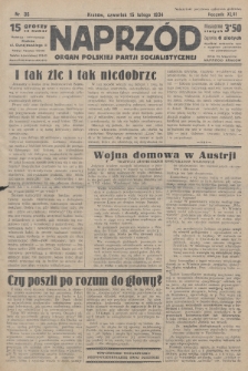 Naprzód : organ Polskiej Partji Socjalistycznej. 1934, nr 36