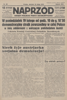 Naprzód : organ Polskiej Partji Socjalistycznej. 1934, nr 39