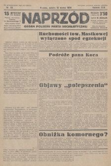 Naprzód : organ Polskiej Partji Socjalistycznej. 1934, nr 56 (po konfiskacie nakład drugi)