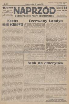 Naprzód : organ Polskiej Partji Socjalistycznej. 1934, nr 61