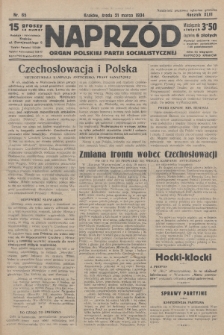Naprzód : organ Polskiej Partji Socjalistycznej. 1934, nr 65