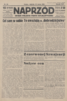 Naprzód : organ Polskiej Partji Socjalistycznej. 1934, nr 69