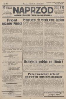 Naprzód : organ Polskiej Partji Socjalistycznej. 1934, nr 79