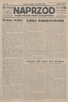 Naprzód : organ Polskiej Partji Socjalistycznej. 1934, nr 88