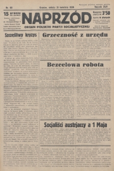 Naprzód : organ Polskiej Partji Socjalistycznej. 1934, nr 90
