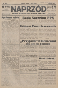 Naprzód : organ Polskiej Partji Socjalistycznej. 1934, nr 102