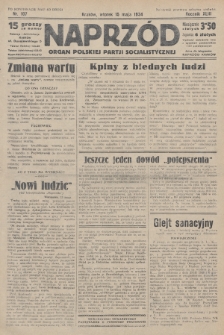 Naprzód : organ Polskiej Partji Socjalistycznej. 1934, nr 107 (po konfiskacie nakład drugi)