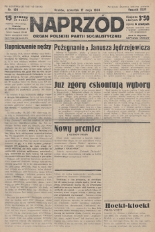Naprzód : organ Polskiej Partji Socjalistycznej. 1934, nr 109 (po konfiskacie nakład drugi)