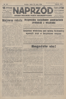 Naprzód : organ Polskiej Partji Socjalistycznej. 1934, nr 113