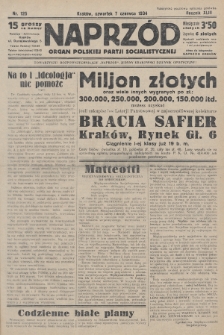 Naprzód : organ Polskiej Partji Socjalistycznej. 1934, nr 125