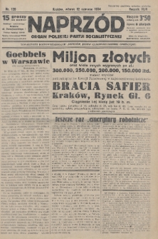 Naprzód : organ Polskiej Partji Socjalistycznej. 1934, nr 129