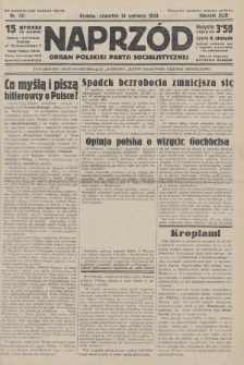 Naprzód : organ Polskiej Partji Socjalistycznej. 1934, nr 131 (po konfiskacie nakład drugi)