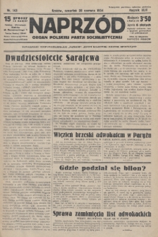 Naprzód : organ Polskiej Partji Socjalistycznej. 1934, nr 143