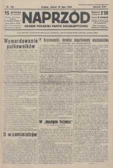 Naprzód : organ Polskiej Partji Socjalistycznej. 1934, nr 152