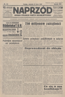 Naprzód : organ Polskiej Partji Socjalistycznej. 1934, nr 157