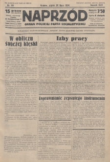 Naprzód : organ Polskiej Partji Socjalistycznej. 1934, nr 161 (po konfiskacie nakład drugi)
