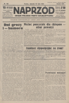 Naprzód : organ Polskiej Partji Socjalistycznej. 1934, nr 163