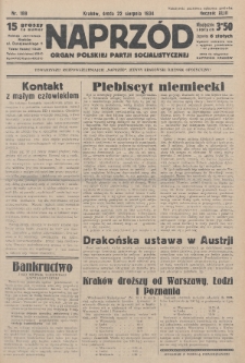 Naprzód : organ Polskiej Partji Socjalistycznej. 1934, nr 188