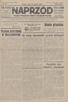 Naprzód : organ Polskiej Partji Socjalistycznej. 1934, nr 196 (po konfiskacie nakład drugi)