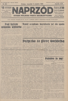 Naprzód : organ Polskiej Partji Socjalistycznej. 1934, nr 201 (po konfiskacie nakład drugi)