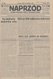 Naprzód : organ Polskiej Partji Socjalistycznej. 1934, nr 208