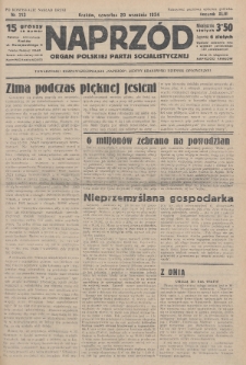 Naprzód : organ Polskiej Partji Socjalistycznej. 1934, nr 213 (po konfiskacie nakład drugi)