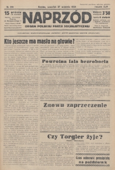 Naprzód : organ Polskiej Partji Socjalistycznej. 1934, nr 219