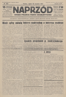 Naprzód : organ Polskiej Partji Socjalistycznej. 1934, nr 220 (po konfiskacie nakład drugi)
