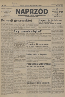 Naprzód : organ Polskiej Partji Socjalistycznej. 1934, nr 224