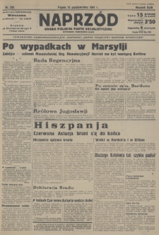 Naprzód : organ Polskiej Partji Socjalistycznej. 1934, nr 232