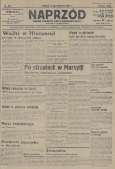 Naprzód : organ Polskiej Partji Socjalistycznej. 1934, nr 237