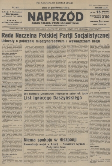 Naprzód : organ Polskiej Partji Socjalistycznej. 1934, nr 247 (po konfiskacie nakład drugi)