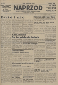 Naprzód : organ Polskiej Partji Socjalistycznej. 1934, nr 272