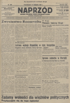 Naprzód : organ Polskiej Partji Socjalistycznej. 1934, nr 280 (po konfiskacie nakład drugi)