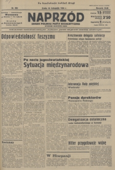 Naprzód : organ Polskiej Partji Socjalistycznej. 1934, nr 294 (po konfiskacie nakład drugi)