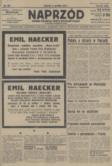 Naprzód : organ Polskiej Partji Socjalistycznej. 1934, nr 308