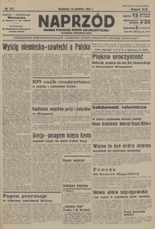 Naprzód : organ Polskiej Partji Socjalistycznej. 1934, nr 313