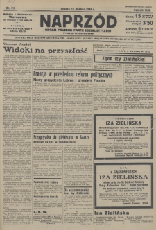 Naprzód : organ Polskiej Partji Socjalistycznej. 1934, nr 315