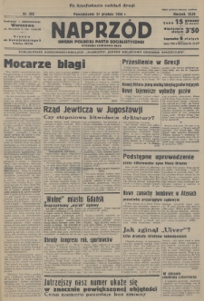 Naprzód : organ Polskiej Partji Socjalistycznej. 1934, nr 322 (po konfiskacie nakład drugi)