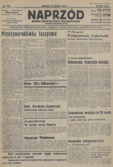 Naprzód : organ Polskiej Partji Socjalistycznej. 1934, nr 326