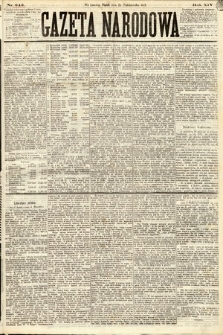 Gazeta Narodowa. 1875, nr 242