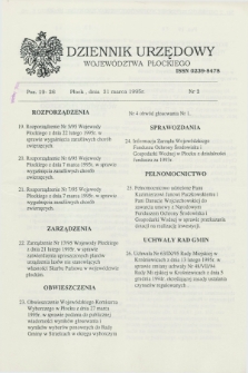 Dziennik Urzędowy Województwa Płockiego. 1995, nr 2 (31 marca)