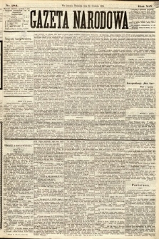 Gazeta Narodowa. 1875, nr 284