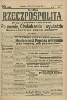 Nowa Rzeczpospolita. R.1, nr 27 (10 maja 1938)
