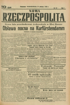 Nowa Rzeczpospolita. R.1, nr 57 (5 czerwca 1938)
