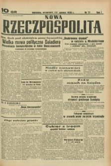 Nowa Rzeczpospolita. R.1, nr 71 (17 czerwca 1938)