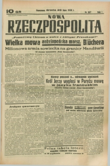 Nowa Rzeczpospolita. R.1, nr 107 (20 lipca 1938)