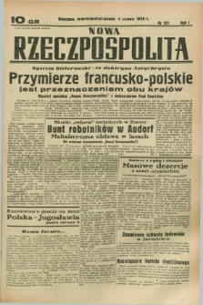 Nowa Rzeczpospolita. R.1, nr 121 (1 sierpnia 1938)